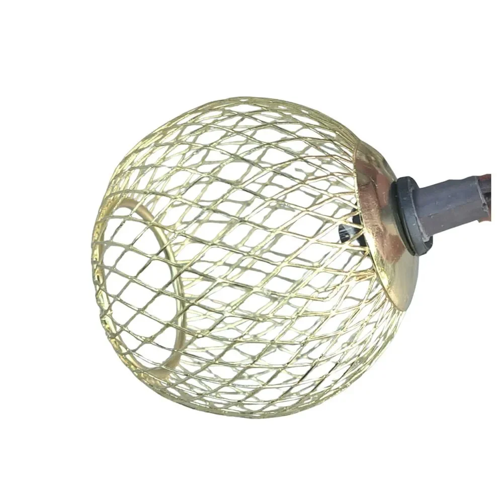 Lot 4 Mesh Globe String Lights Warm White LED 10ft Moroccan Boho Lantern